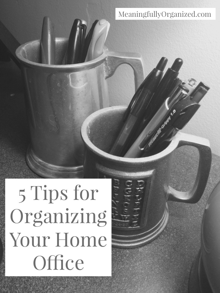 5 Tips for Organizing Your Home Office
